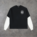 Crossed Crown Layered Tee