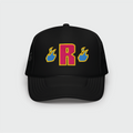Blue Flames Trucker Hat