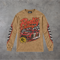 Acid Wash Oversize Long Sleeve T-Shirt